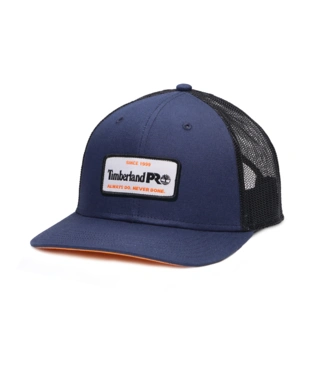 "A.D.N.D. Trucker Klobuk – Trden Logo, Uprostranjena Višina, Stilno in Trdna."